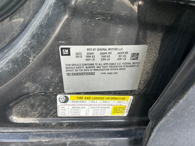 2012 Chevrolet Malibu LS 1FL