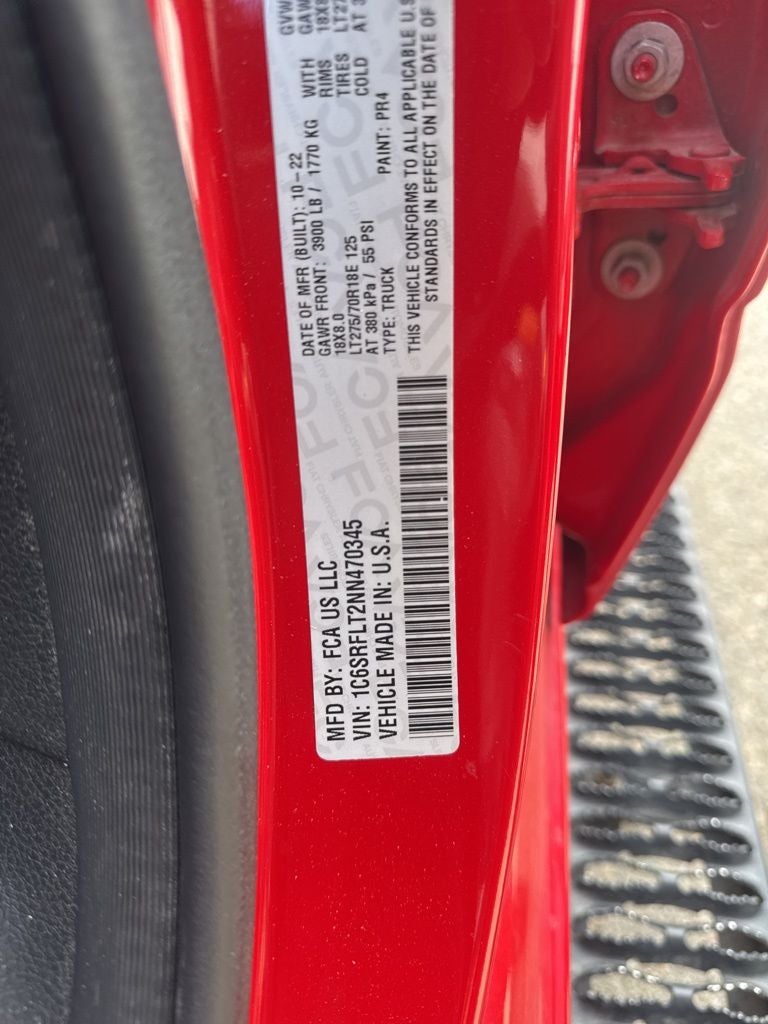 2022 RAM 1500 Rebel Crew Cab 4x4 5'7' Box