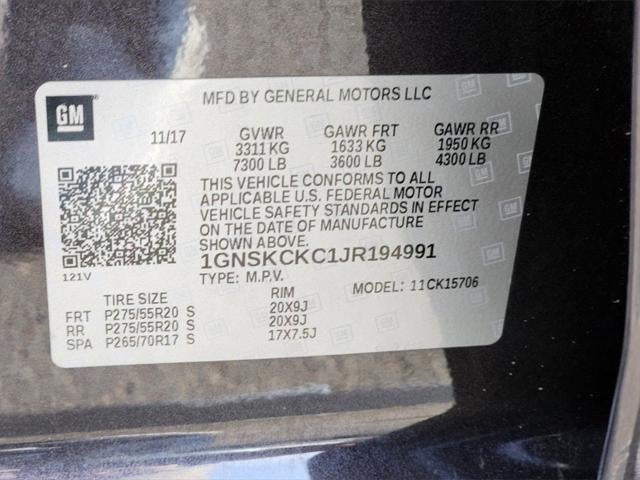 2018 Chevrolet Tahoe Premier