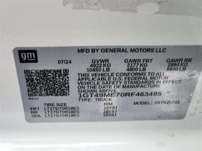 2024 GMC Sierra 2500HD SLE