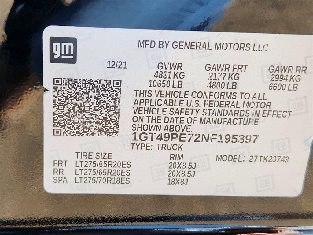 2022 GMC Sierra 2500HD 4WD Crew Cab Standard Bed AT4