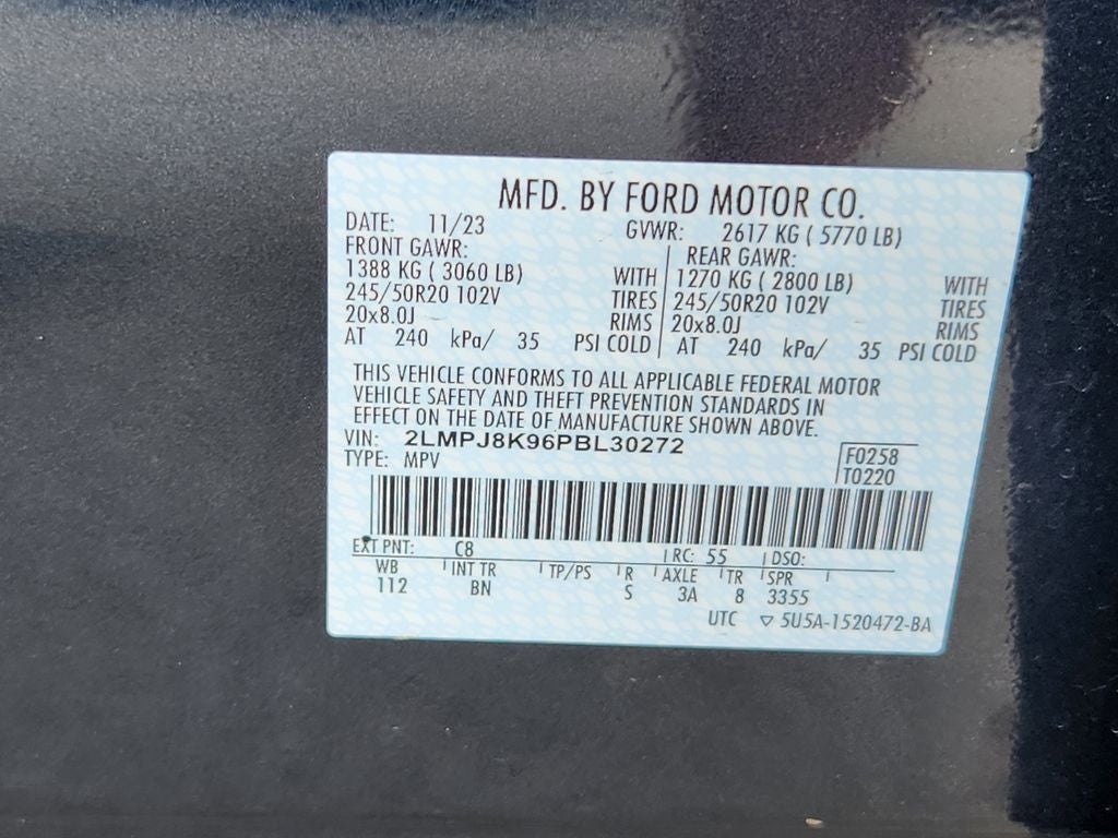 2023 Lincoln Nautilus Reserve
