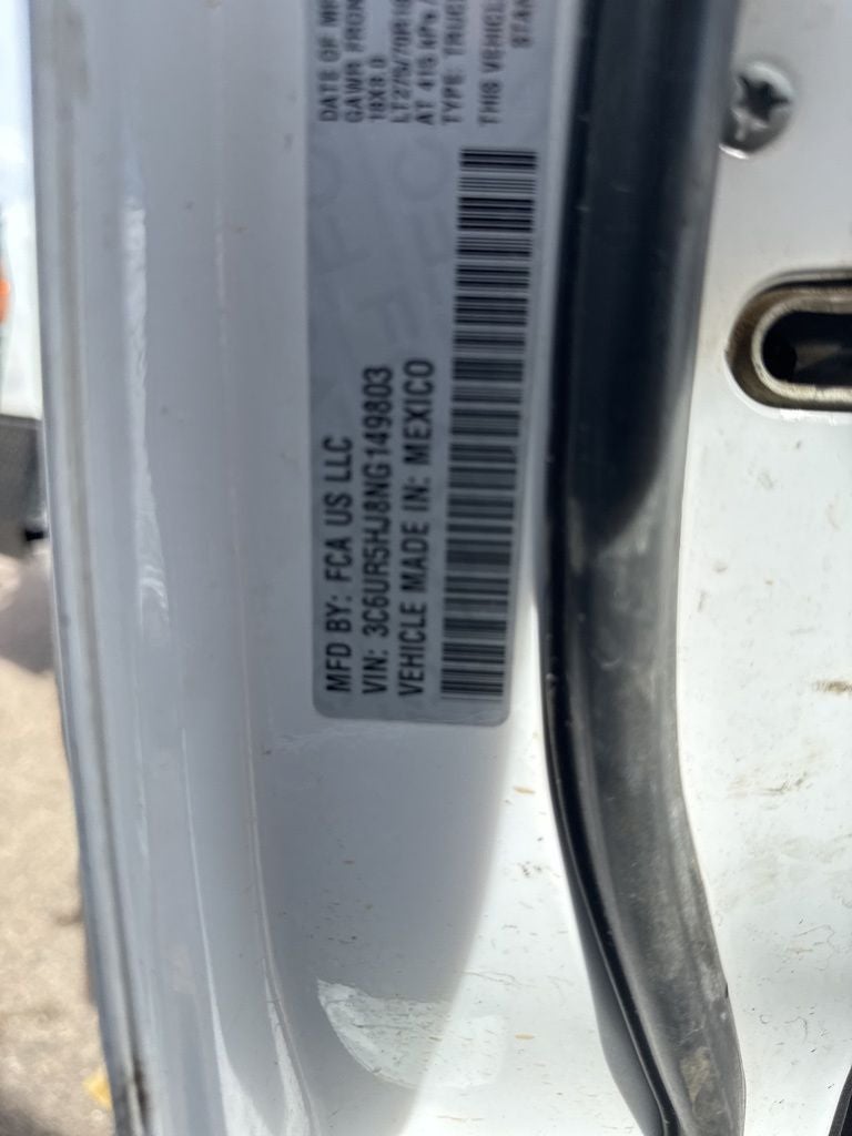 2022 RAM 2500 Tradesman Crew Cab 4x4 8' Box