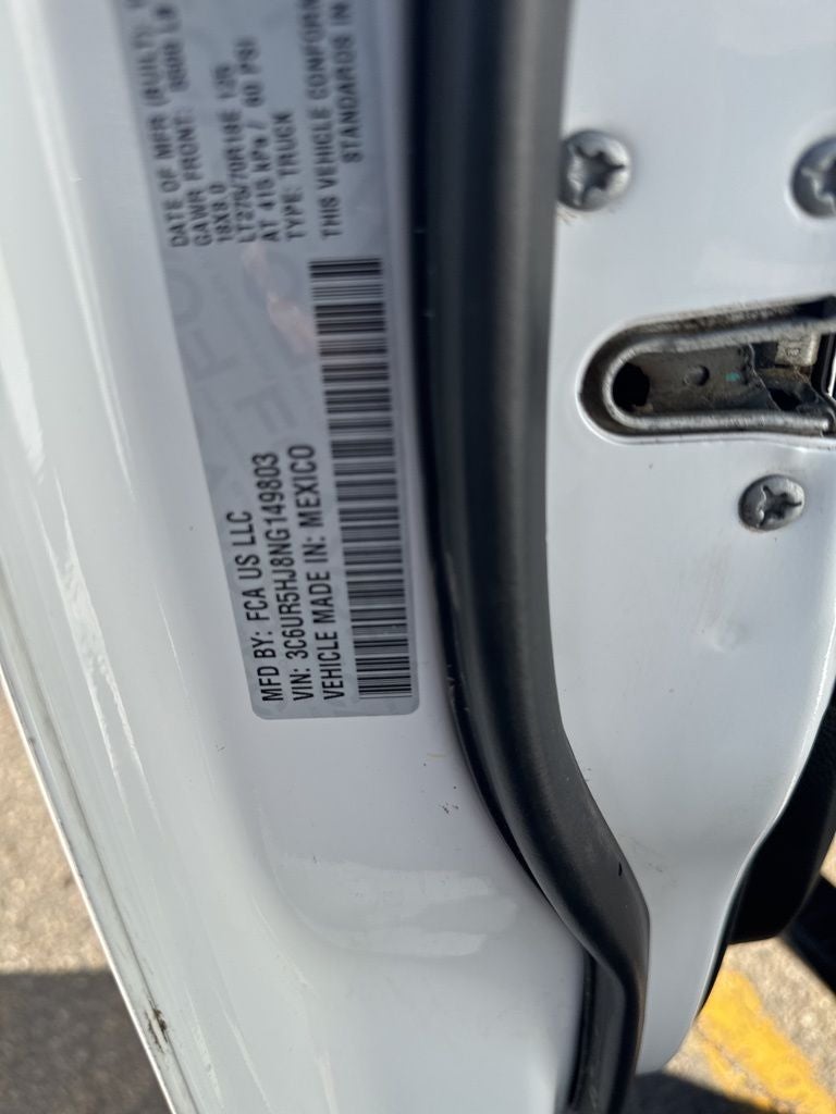 2022 RAM 2500 Tradesman Crew Cab 4x4 8' Box