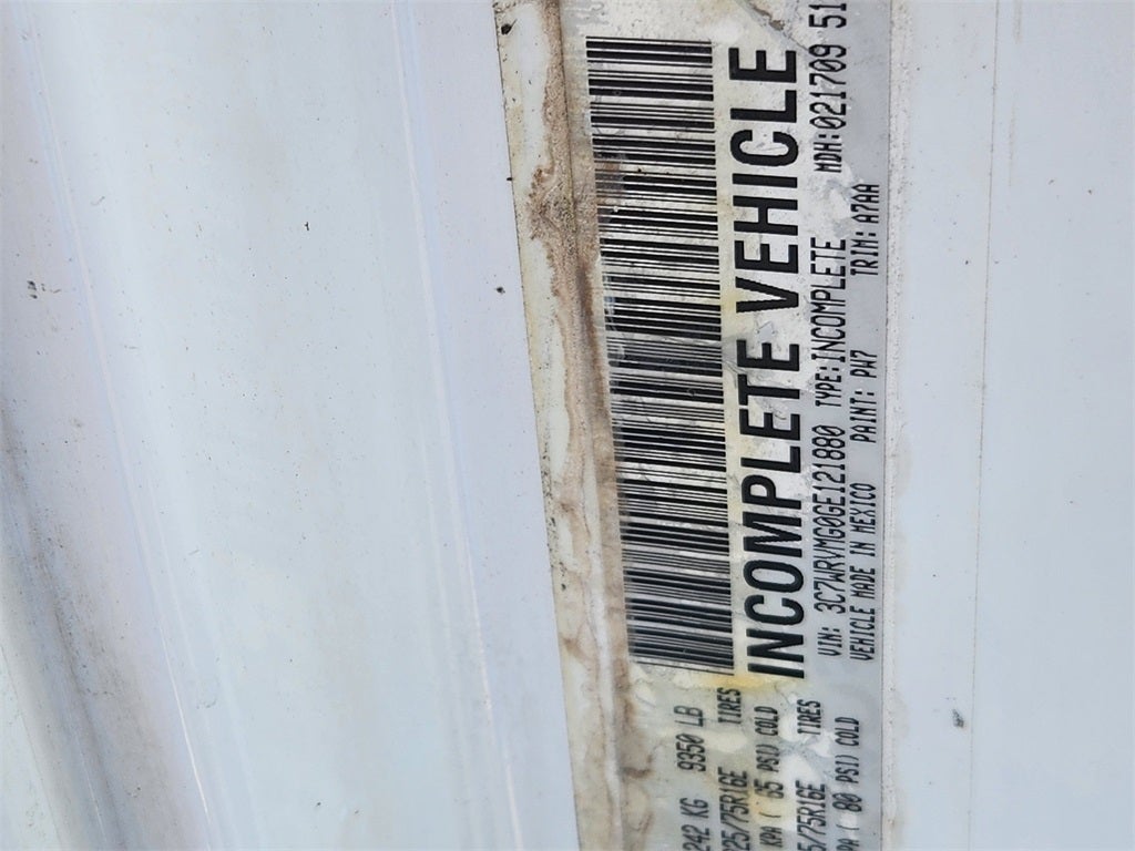 2016 RAM ProMaster 3500 Cutaway Low Roof