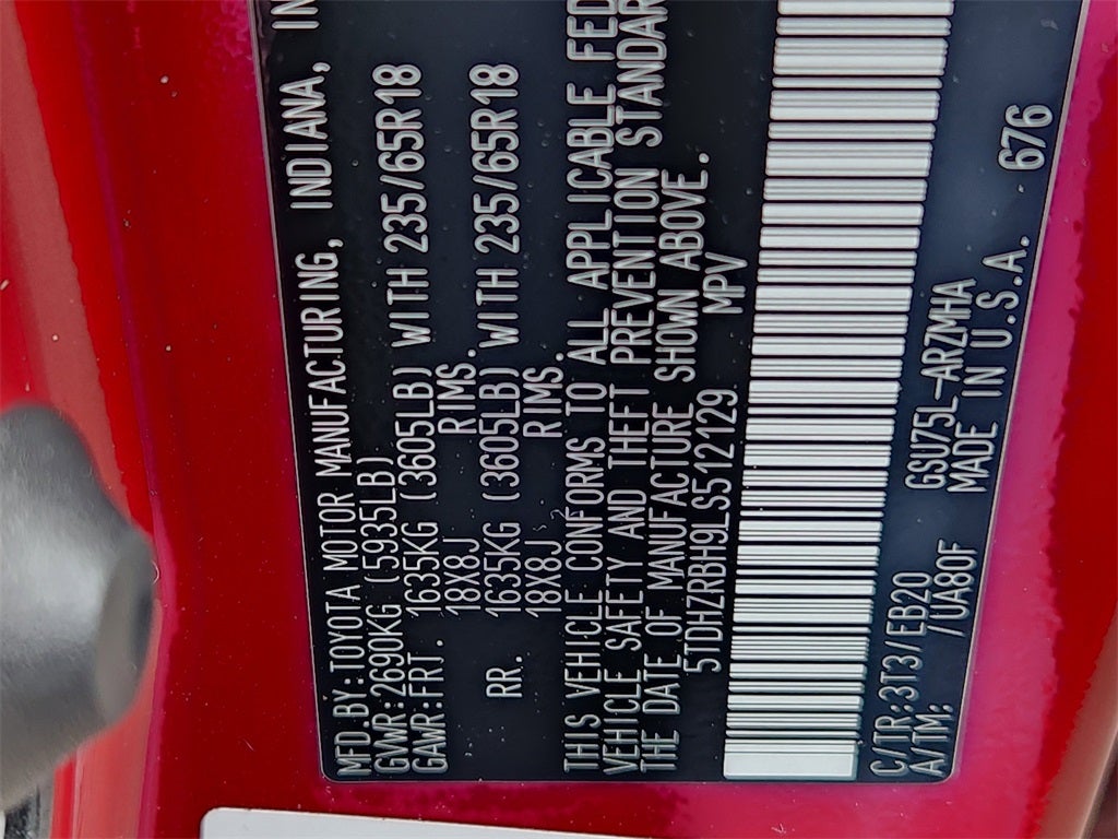 2020 Toyota Highlander XLE