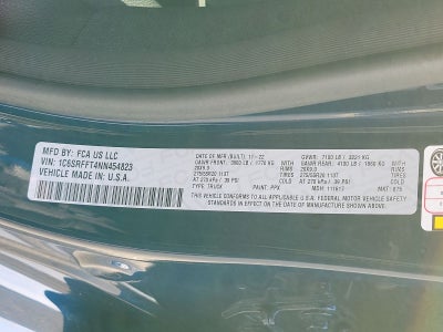 2022 RAM 1500 Big Horn/Lone Star