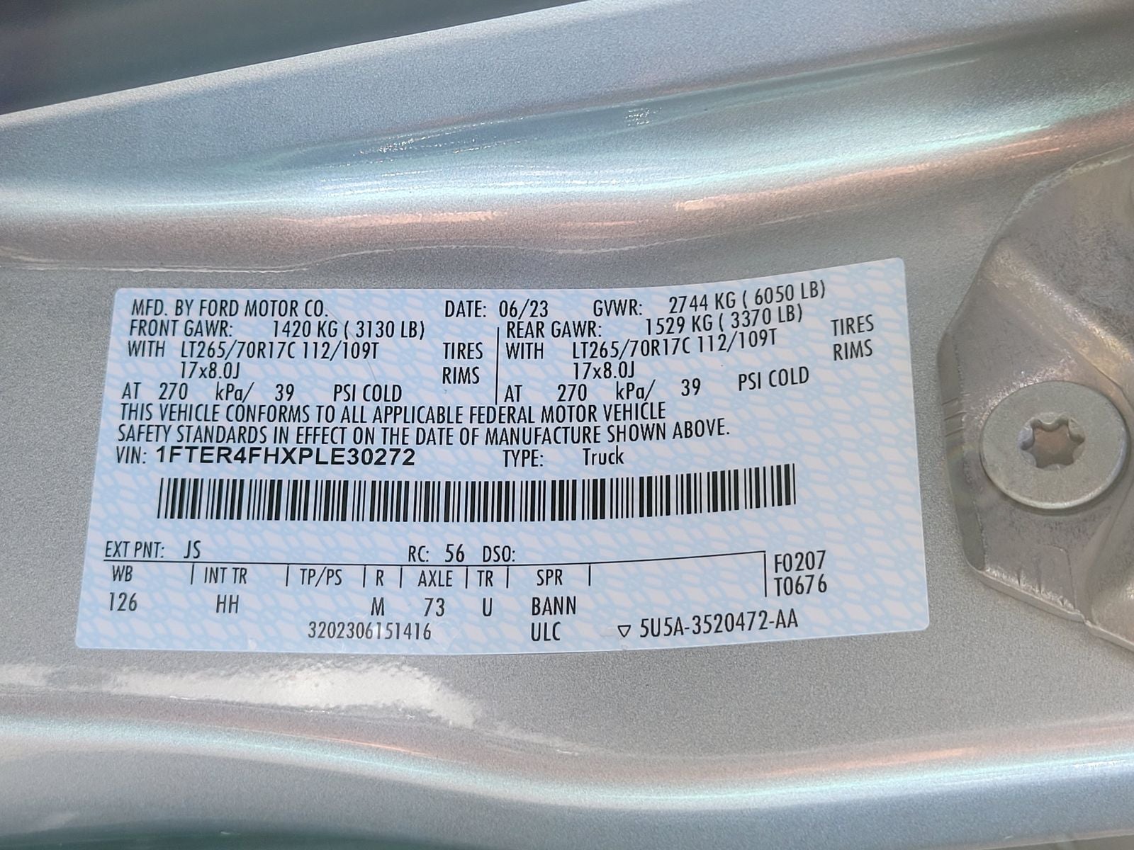 2023 Ford Ranger Lariat