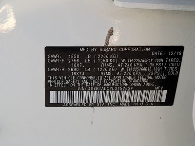 2020 Subaru Outback Limited