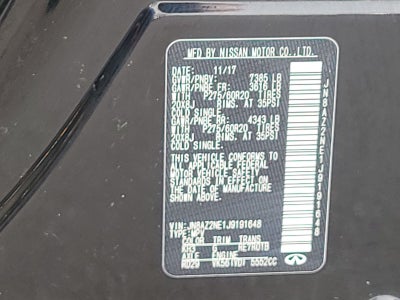 2018 INFINITI QX80 Base