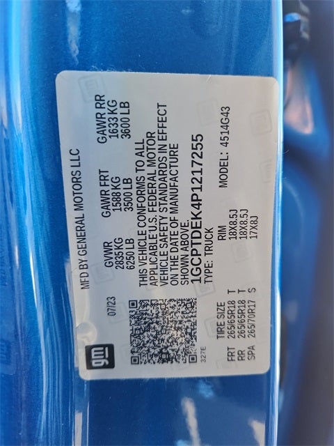 2023 Chevrolet Colorado 4WD Z71