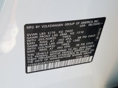 2026 Volkswagen Atlas Cross Sport SEL R-Line Black