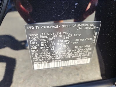 2026 Volkswagen Atlas Cross Sport 2.0T SEL Premium R-Line