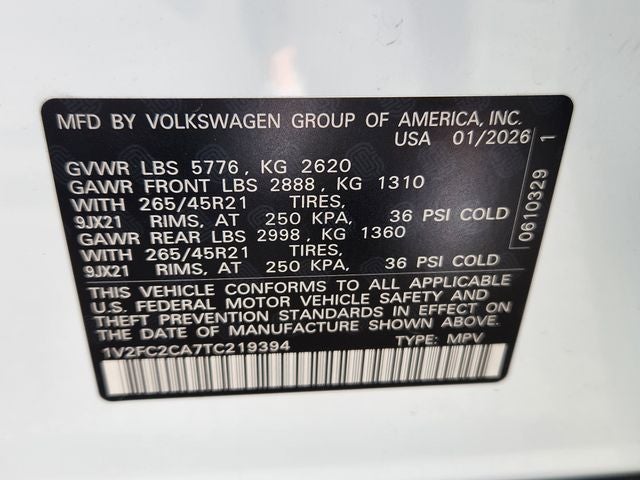 2026 Volkswagen Atlas Cross Sport 2.0T SEL Premium R-Line