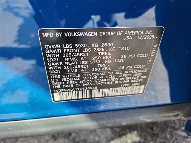 2026 Volkswagen Atlas 2.0T SEL Premium R-Line