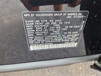 2026 Volkswagen Atlas Cross Sport 2.0T SE w/Technology