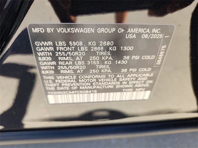 2026 Volkswagen Atlas 2.0T SE w/ Technology