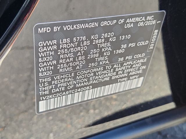 2026 Volkswagen Atlas Cross Sport 2.0T SE W/TECHNOLOGY