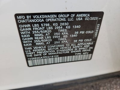 2023 Volkswagen Atlas Cross Sport 3.6L V6 SE w/Technology