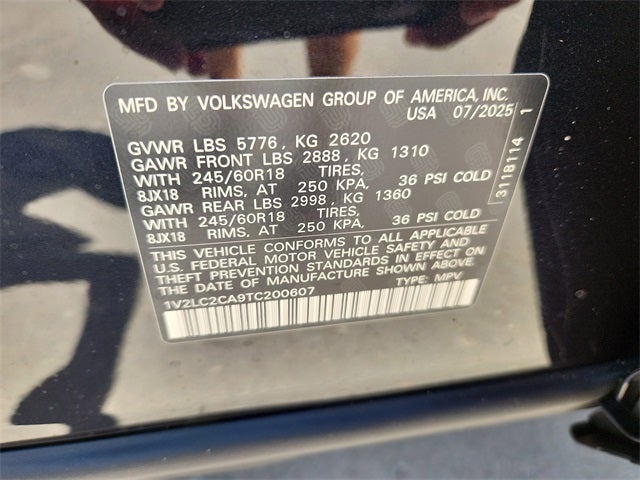 2026 Volkswagen Atlas Cross Sport 2.0T SE