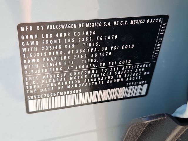 2026 Volkswagen Taos 1.5T SE Black