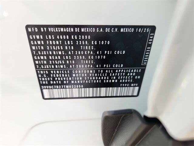 2026 Volkswagen Taos 1.5T S