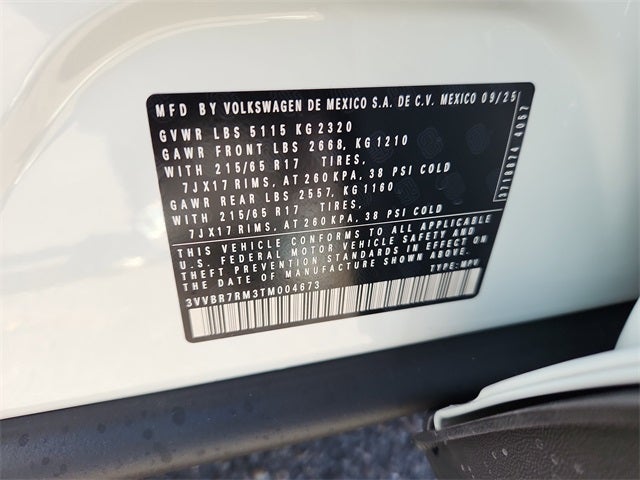 2026 Volkswagen Tiguan 2.0T S