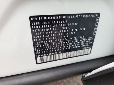 2026 Volkswagen Tiguan 2.0T S