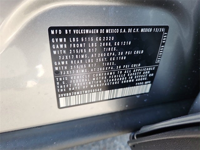 2026 Volkswagen Tiguan 2.0T S