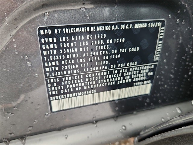 2026 Volkswagen Tiguan 2.0T SE