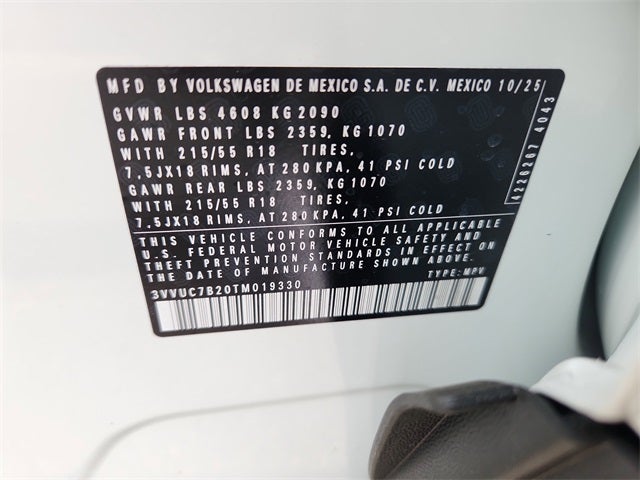 2026 Volkswagen Taos 1.5T SE