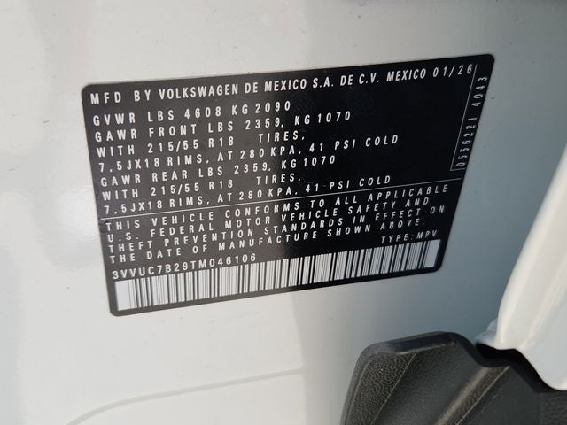 2026 Volkswagen Taos 1.5T SE