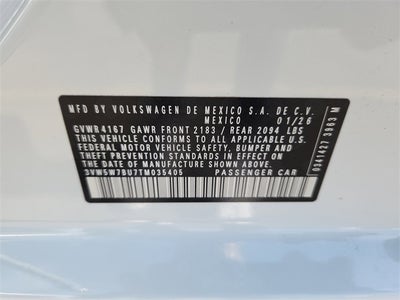 2026 Volkswagen Jetta 1.5T S