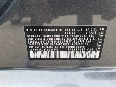 2026 Volkswagen Jetta 1.5T S