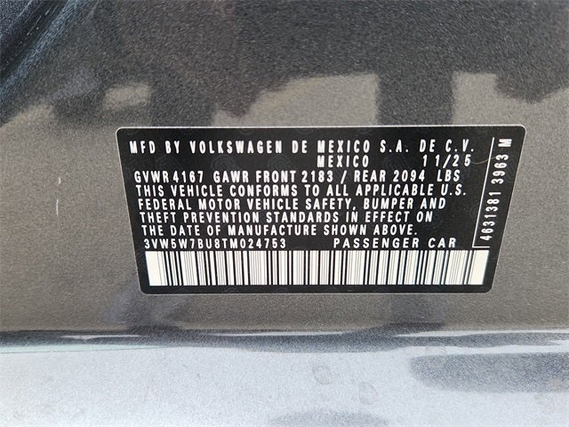 2026 Volkswagen Jetta 1.5T S