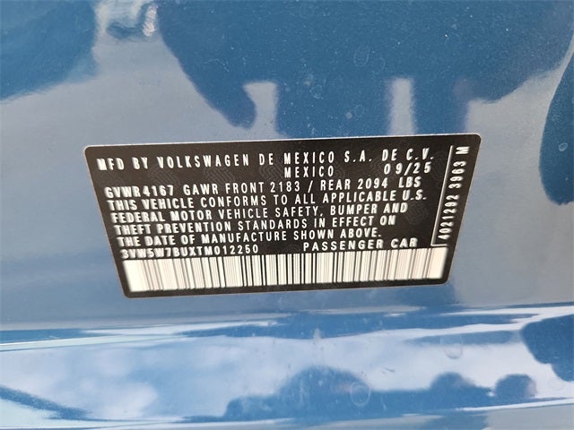 2026 Volkswagen Jetta 1.5T S