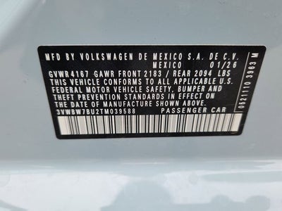 2026 Volkswagen Jetta 1.5T Sport