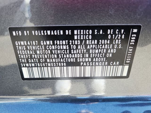 2026 Volkswagen Jetta 1.5T Sport