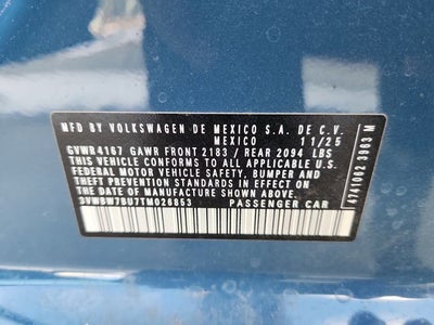 2026 Volkswagen Jetta 1.5T Sport