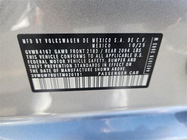 2026 Volkswagen Jetta 1.5T SEL