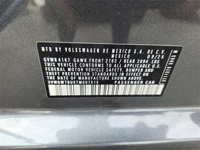 2026 Volkswagen Jetta 1.5T SEL