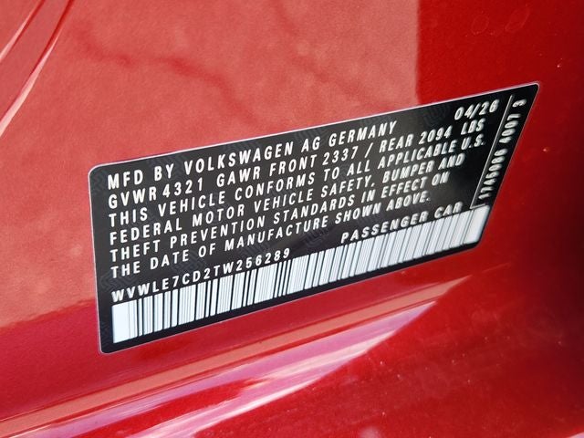 2026 Volkswagen Golf GTI 2.0T S
