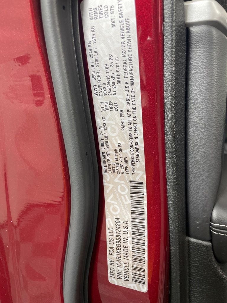 2025 Jeep Grand Cherokee L Limited 4x4