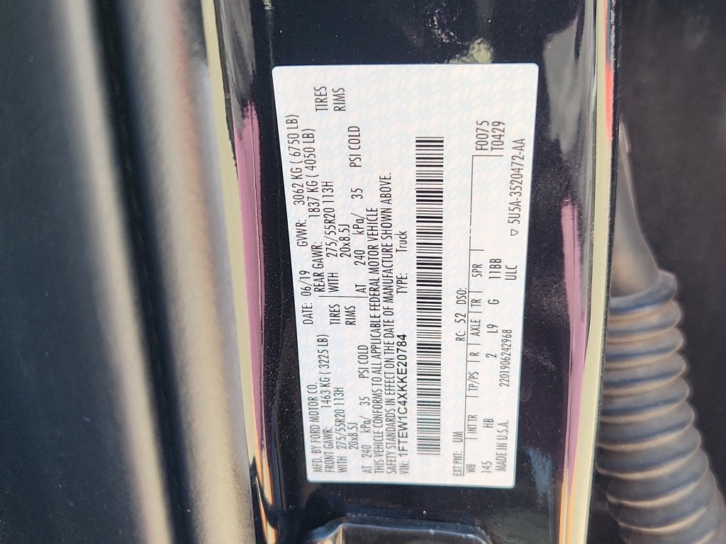2019 Ford F-150 Lariat