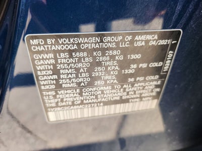 2021 Volkswagen Atlas Cross Sport 2.0T SEL