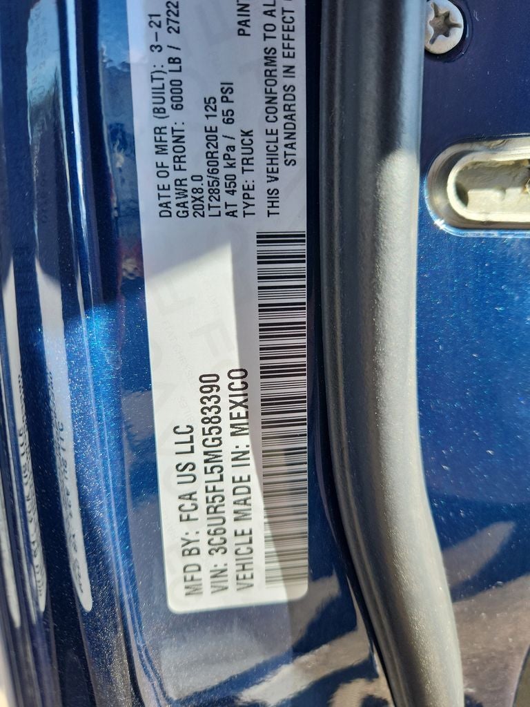 2021 RAM 2500 Laramie Crew Cab 4x4 6'4' Box