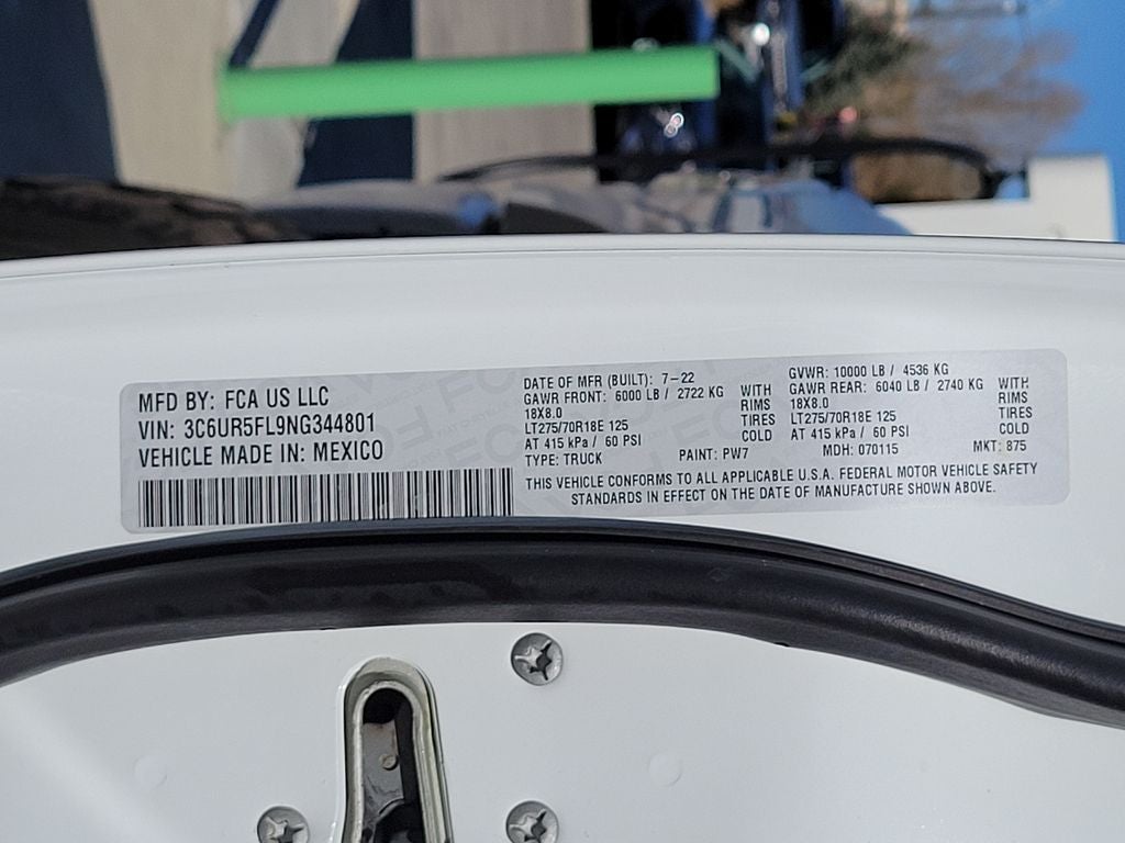 2022 RAM 2500 Laramie Crew Cab 4x4 6'4' Box