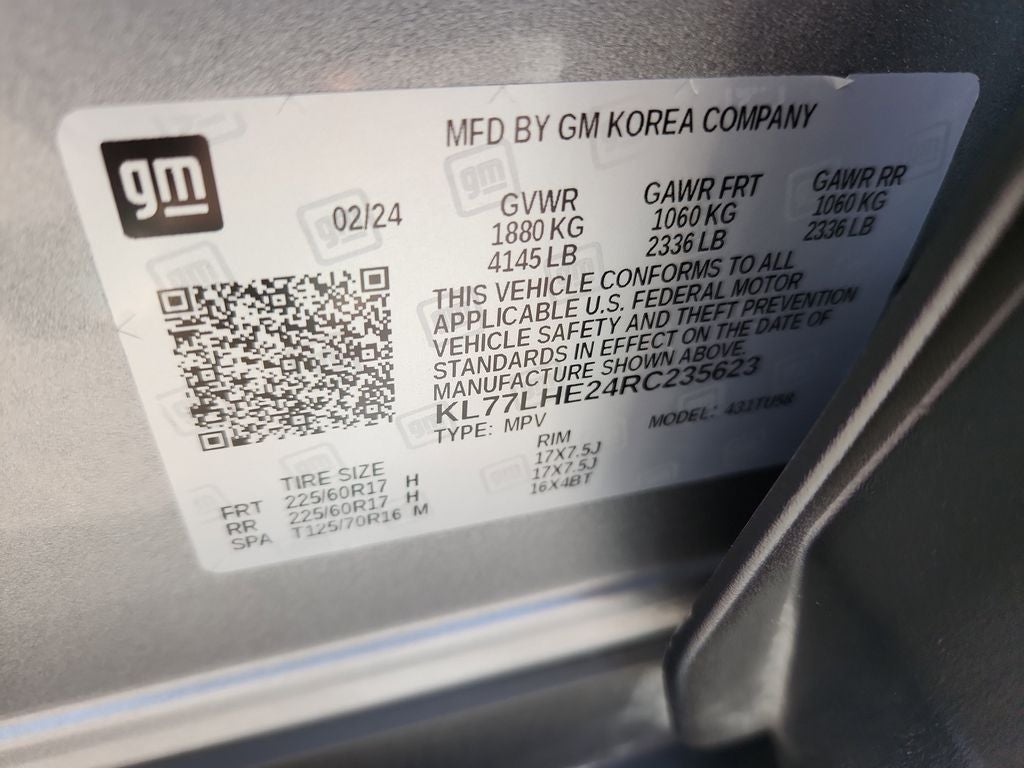 2024 Chevrolet Trax FWD LT