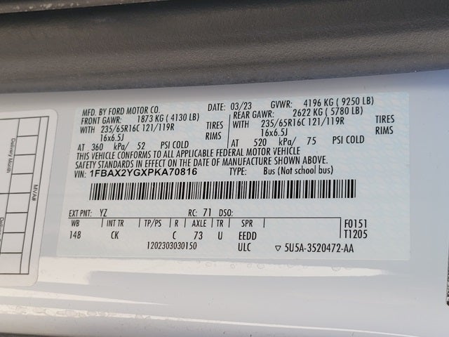 2023 Ford Transit-350 XLT 12 Passenger