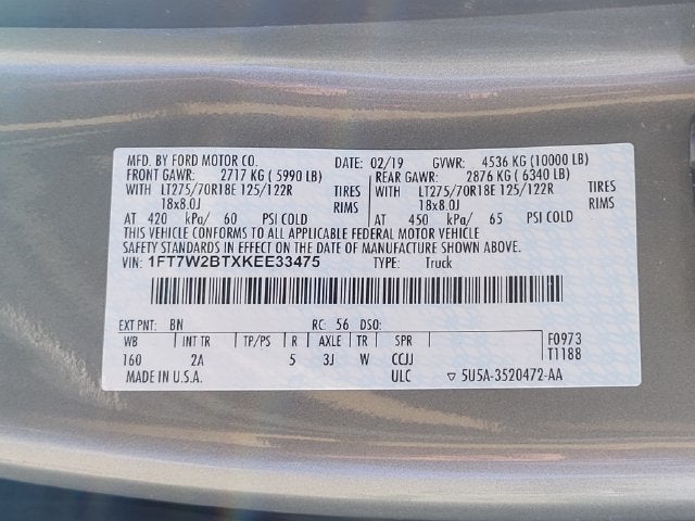 2019 Ford F-250 XLT